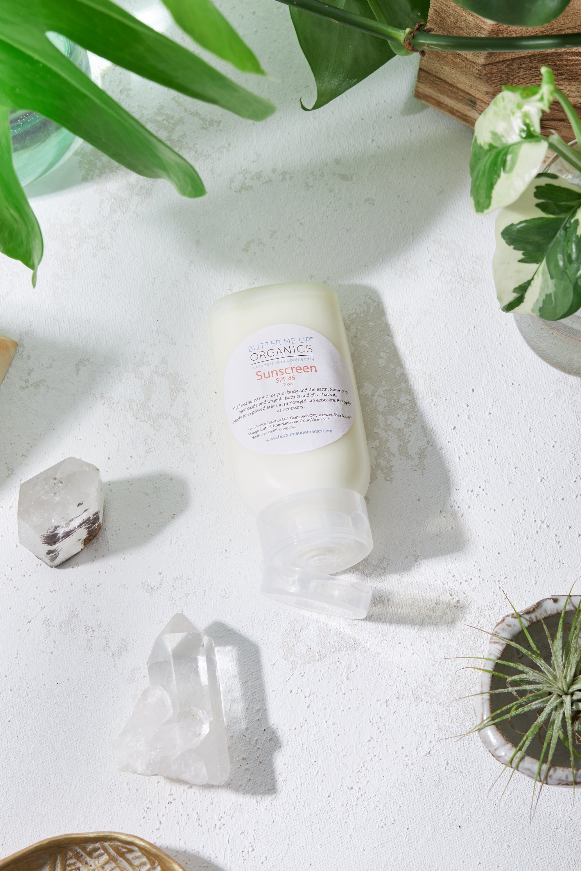 Natural Organic Suns  Block/ Safe Protection/ Non-Nano Zinc Oxide /