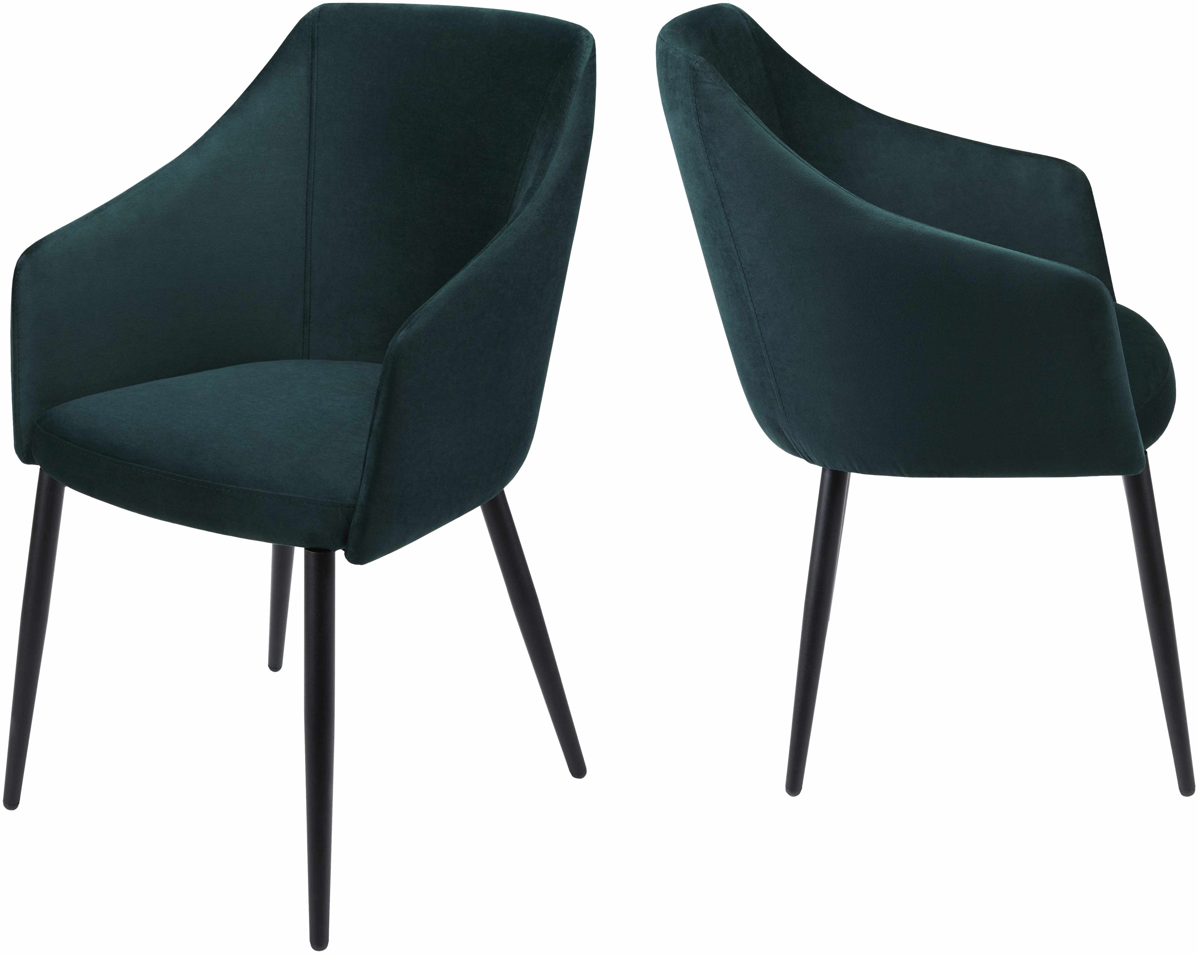 Two teal chairs with black legs on a white background