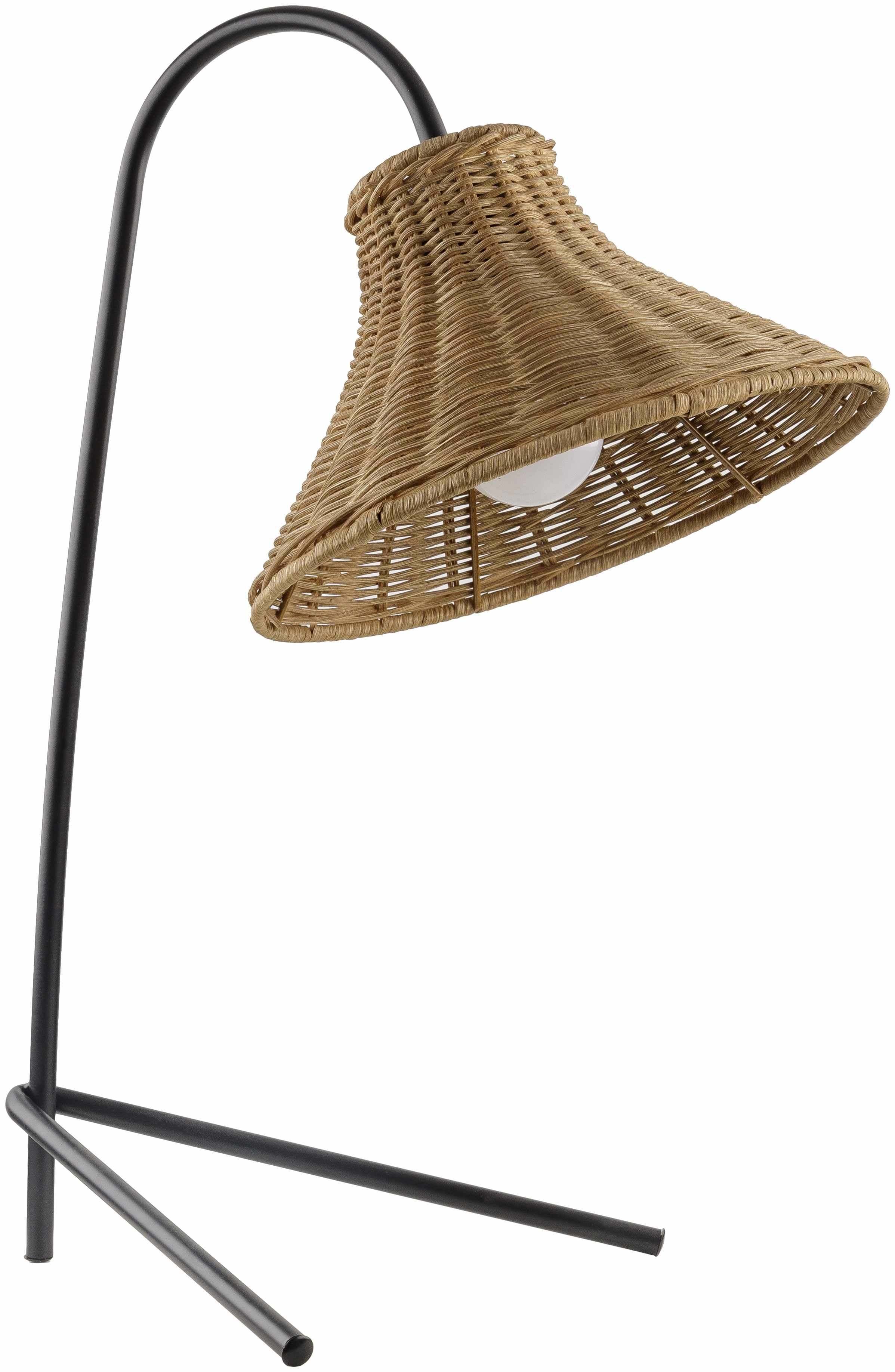 Rattan Table Lamp Bohemian Style-3