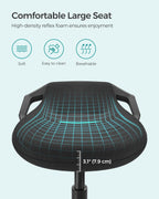 Adjustable Standing Desk Chair Black 23.6 To 33.3 Inches