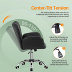 Black Wide Ergonomic Chair