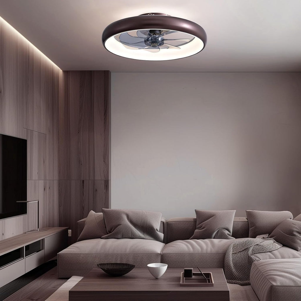 20 Inch Ceiling Fan With Dimmable Led Lights And Remote
