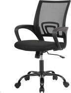 Ergonomic Black Office Chair With Lumbar Support