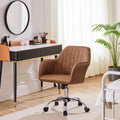Brown Ergonomic Chair With Adjustable Height