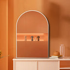 Silver Arched Wall Mirror | 20×30 in.