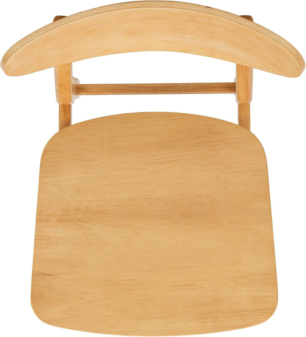 Dining Chairs Set Natural Wood Mid Century Retro 2 Chairs