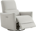Cream Power Recliner Chair With USB Charging Lumbar Support