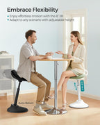 Adjustable Standing Desk Chair Black 23.6 To 33.3 Inches