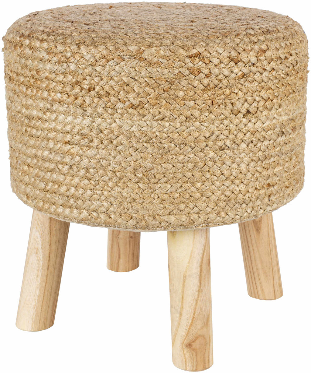 Tagaytay Natural Wood Stool Ottoman-1
