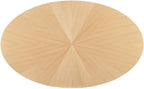 Crossroads 71 Inch Oak Oval Dining Table Mid Century