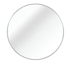 Silver Round Wall Mirror | 36 in.