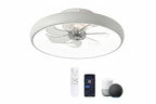 20 Inch Flush Mount Ceiling Fan With Smart Control