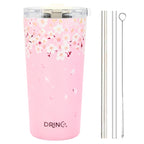DRINCO® Seattle 20oz Insulated Tumbler Spill Proof Lid w/straw-Sakura