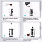 Stainless Steel 600 ml French Press Coffee Maker