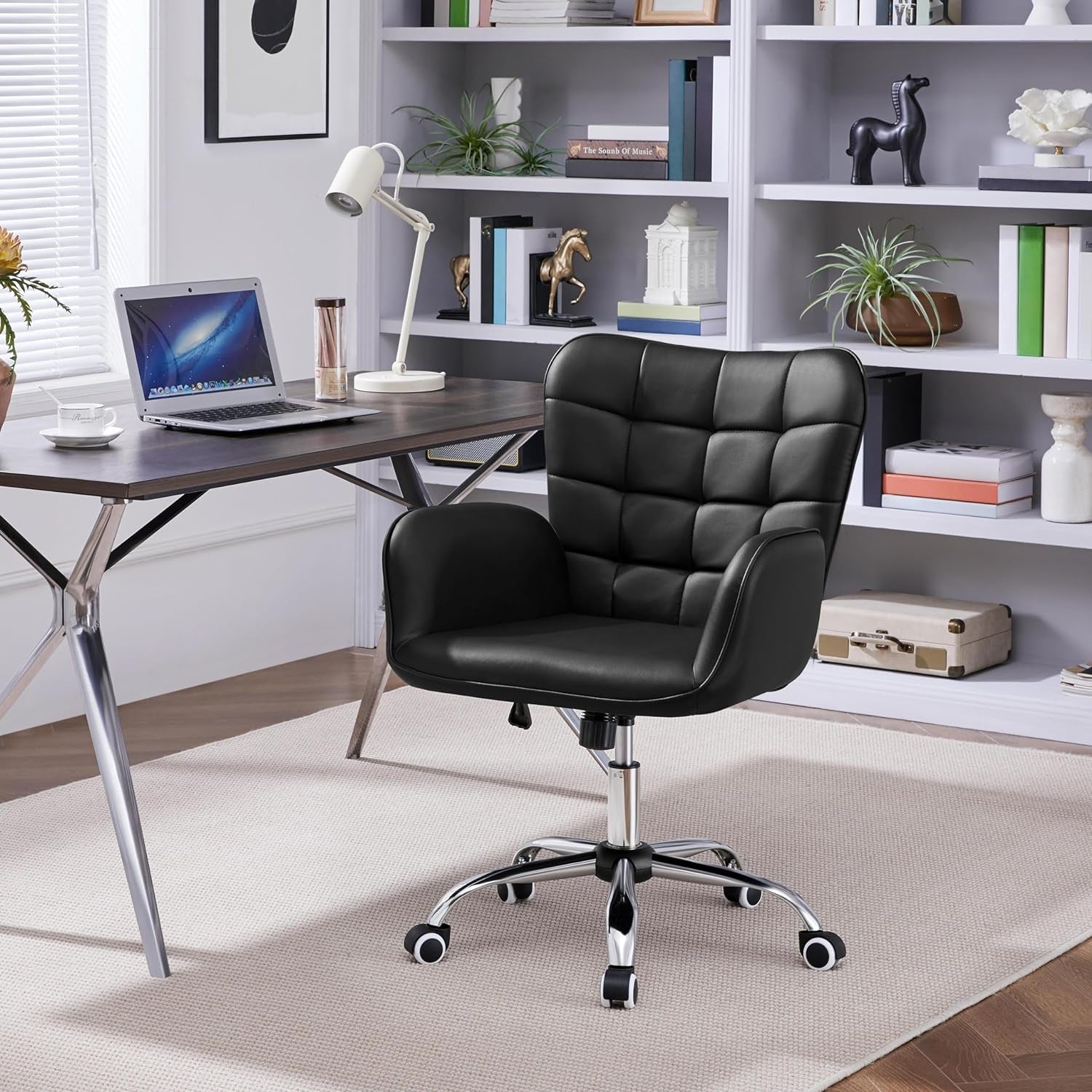 Black Wide Ergonomic Chair