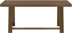 Pecan Wood Dining Table For Six Farmhouse Collection