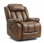 Dual Motor Lift Recliner Chair — Leather With Heat & Massage