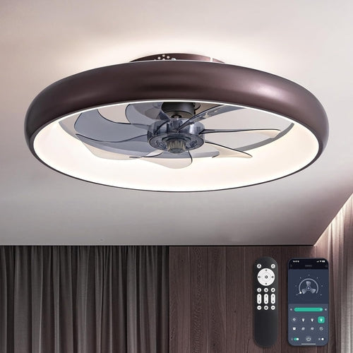 20 Inch Ceiling Fan With Dimmable Led Lights And Remote
