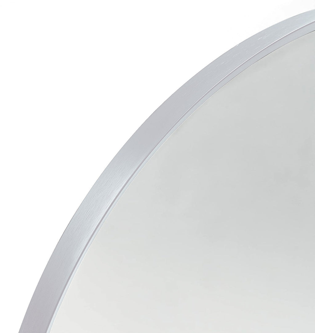 Silver Arched Wall Mirror | 20×30 in.