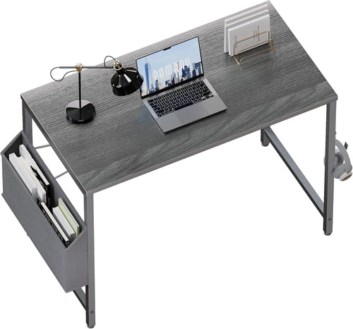 32 Inch Computer Desk With Storage Bag And Headphone Hook