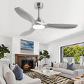 52 Inch Quiet DC Motor Ceiling Fan With LED Lights Remote Control