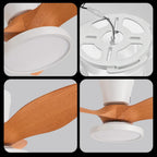 32 Inch Quiet Ceiling Fan With LED Light – Remote Control