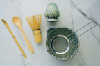 Matcha Tea Ceremony Set –  Pink Traditional 4-Piece Japanese Kit