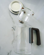 Magnetic Release Glass Teapot with Tea Infuser