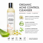 Organic Acne Control Cleanser with Hemp Seed Oil